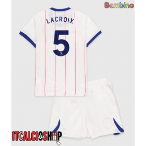 Chelsea Maxence Lacroix #5 Terza Maglia Bambino 2026-27 Manica Corta (+ Pantaloni corti)